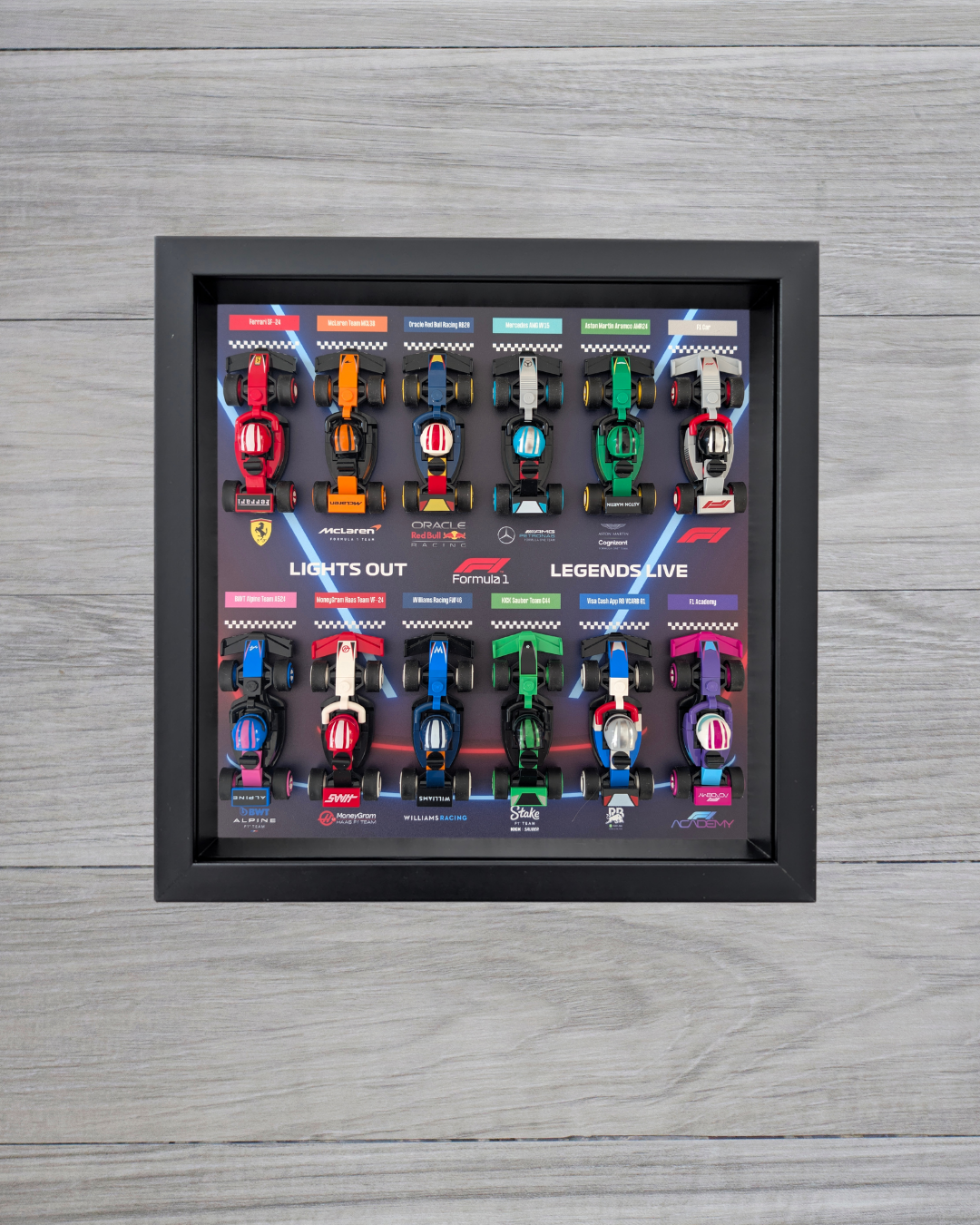 Cadres Noirs 25x25cm