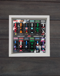 Cadre Blanc pour Collection Minifigurines F1 LEGO® Black Flag Edition