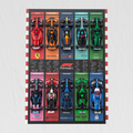 Display 50x70cm pour Lego® F1 Speed Champions