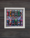 Cadre Blanc pour Collection Minifigurines F1 LEGO® Neon Lights Edition