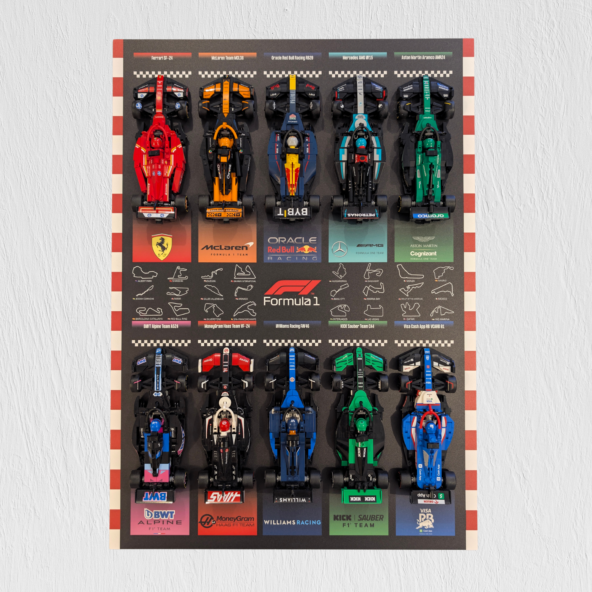 Display 50x70cm pour Lego® F1 Speed Champions (Copie)