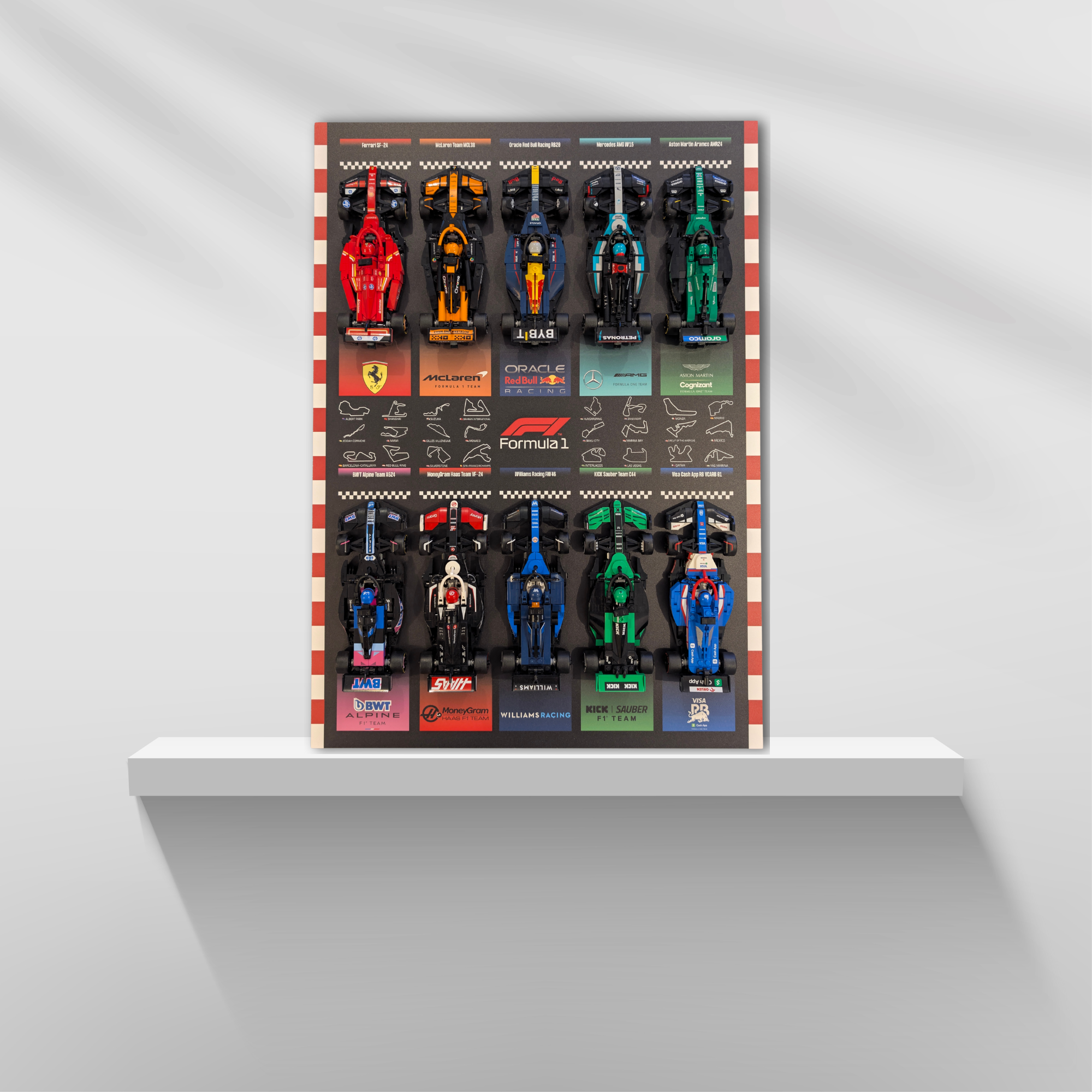 Display 50x70cm pour Lego® F1 Speed Champions (Copie)