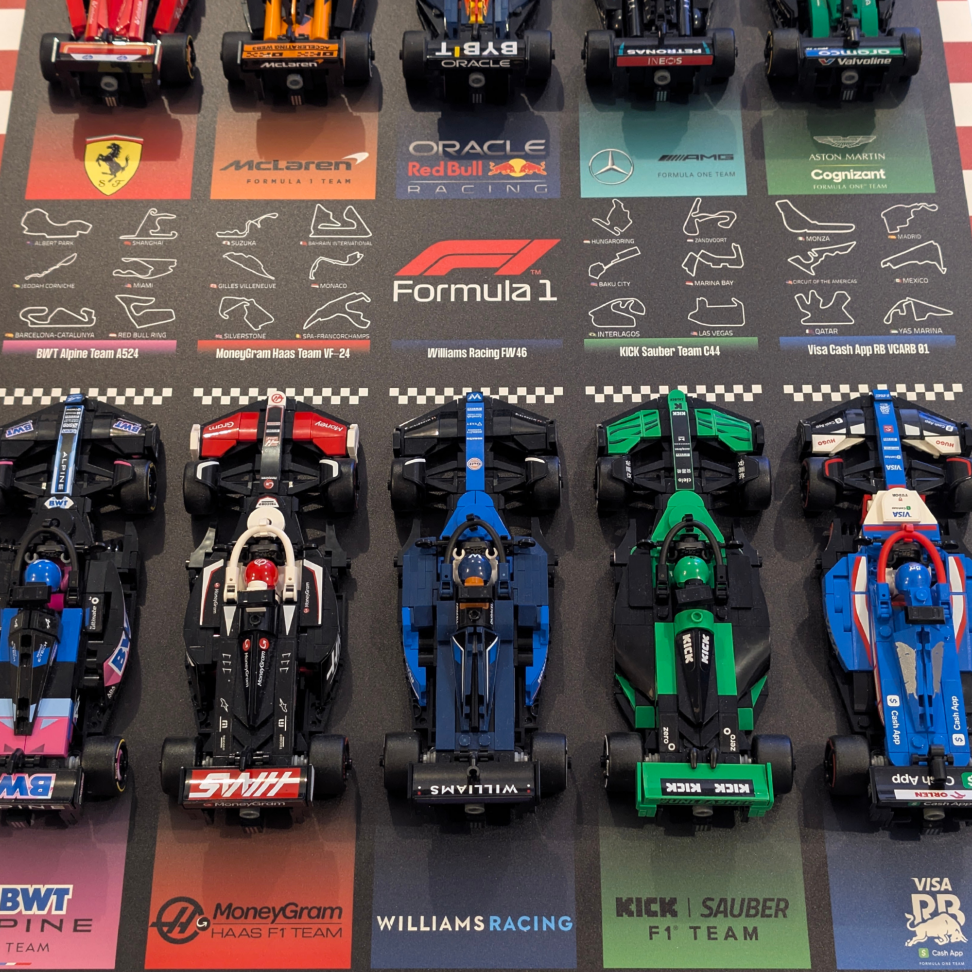 Display 50x70cm pour Lego® F1 Speed Champions (Copie)