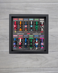 Cadre Noir pour Collection Minifigurines F1 LEGO® Shadow Lines Edition