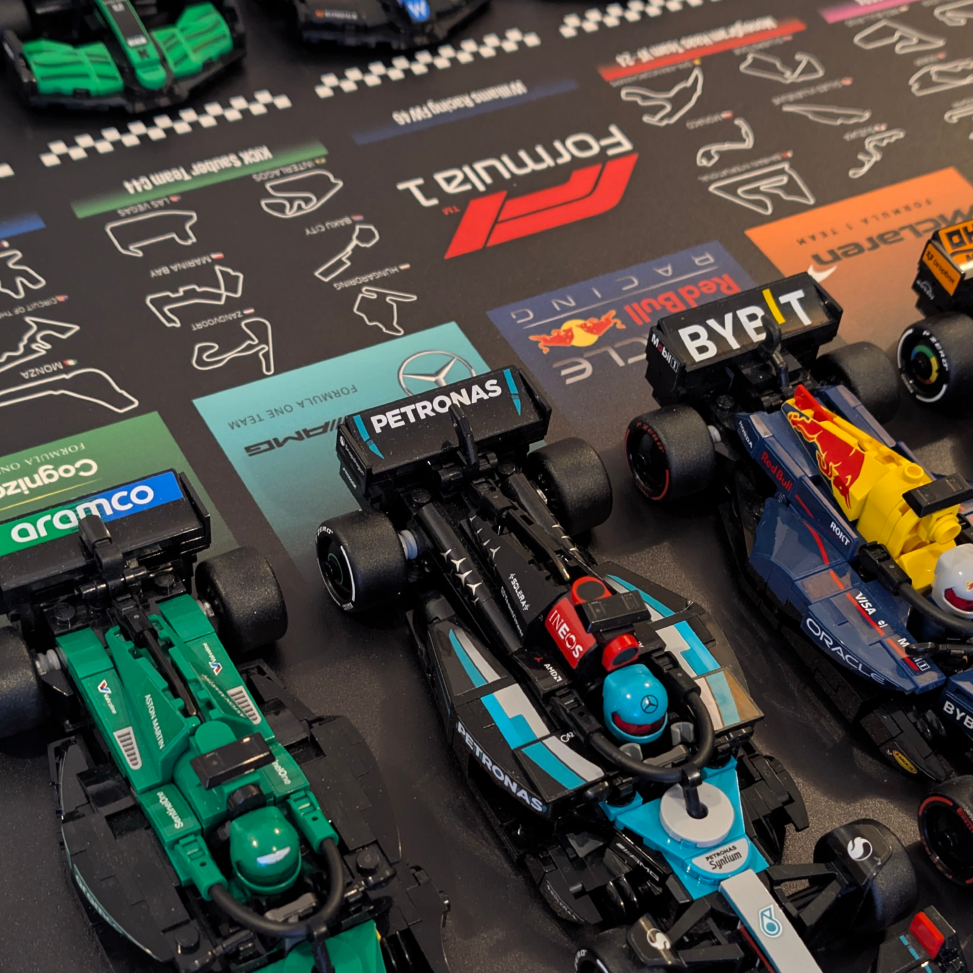 Display 50x70cm pour Lego® F1 Speed Champions (Copie)