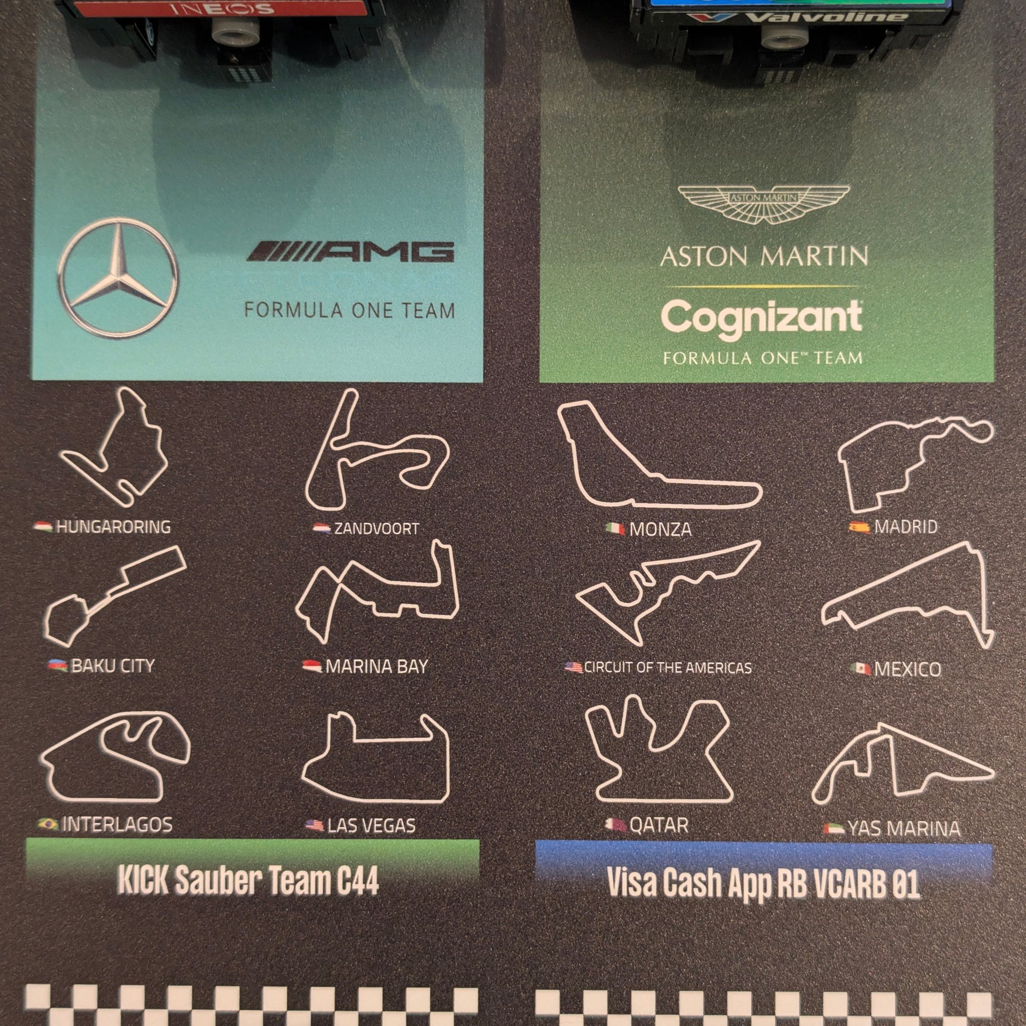 Display 50x70cm pour Lego® F1 Speed Champions (Copie)