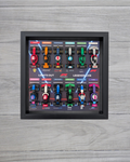 Cadre Noir pour Collection Minifigurines F1 LEGO® Neon Lights Edition